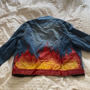 Hand painted Jean Jacket